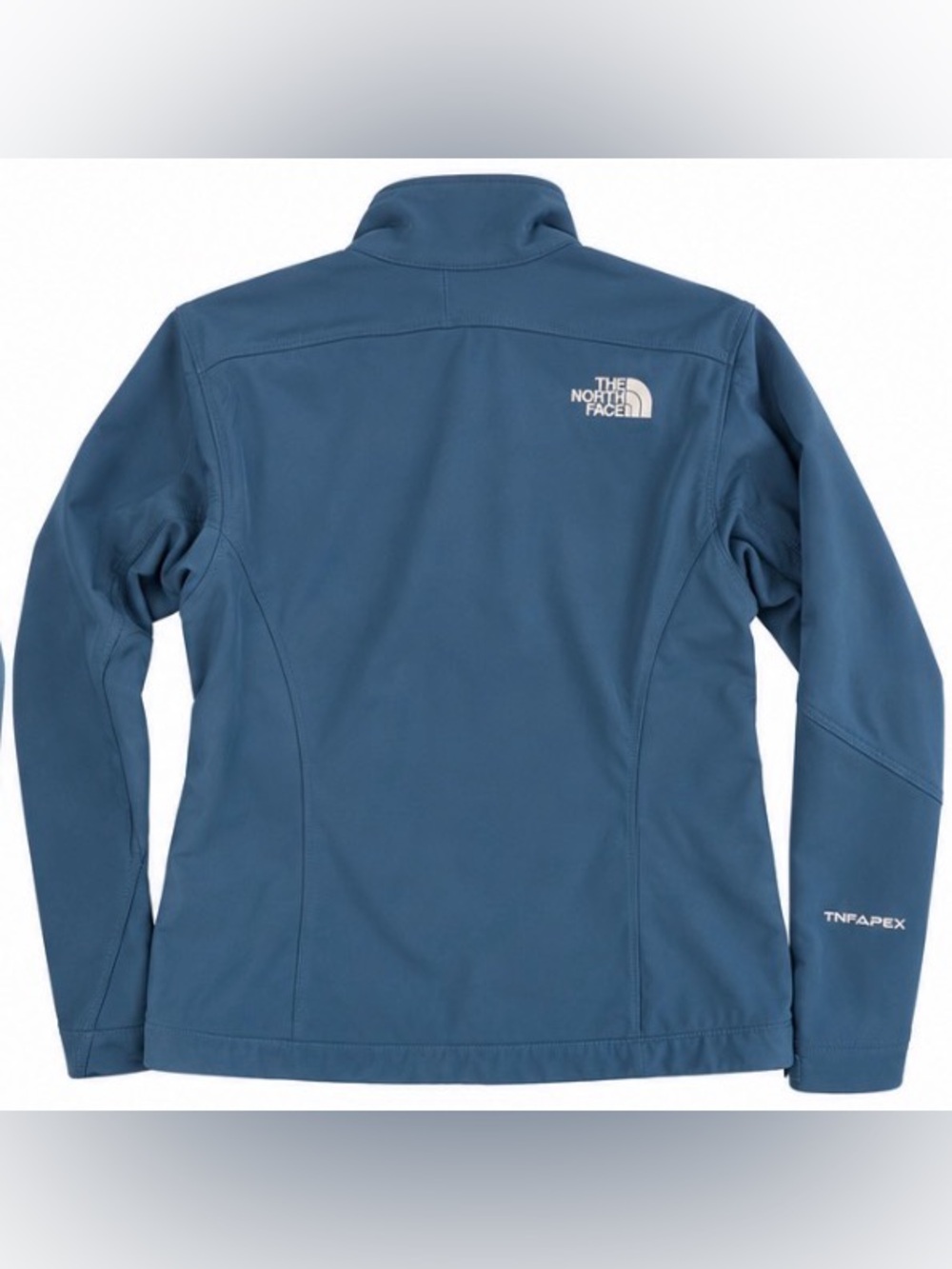 The North Face TNF Apex Women’s Blue Softshell Full Zip Jacket Medium - Picture 2 of 7